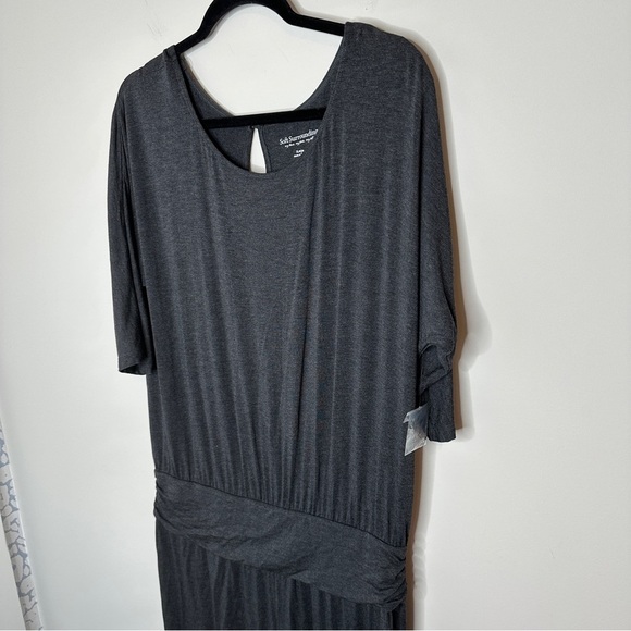 Soft Surroundings Gray Toujours Jumpsuit Modal Jersey Knit  SOFT XL NWOT Neutral - Picture 8 of 16